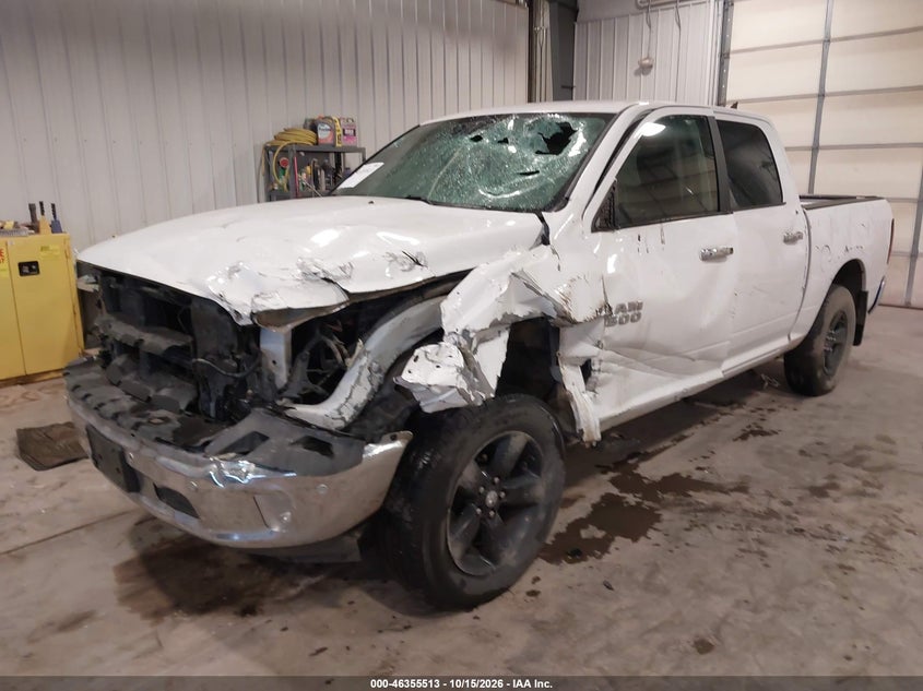 Vin: 1c6rr7ltxhs666446, lot: 46855779, ram 1500 big horn  4x4 5'7 box 20172