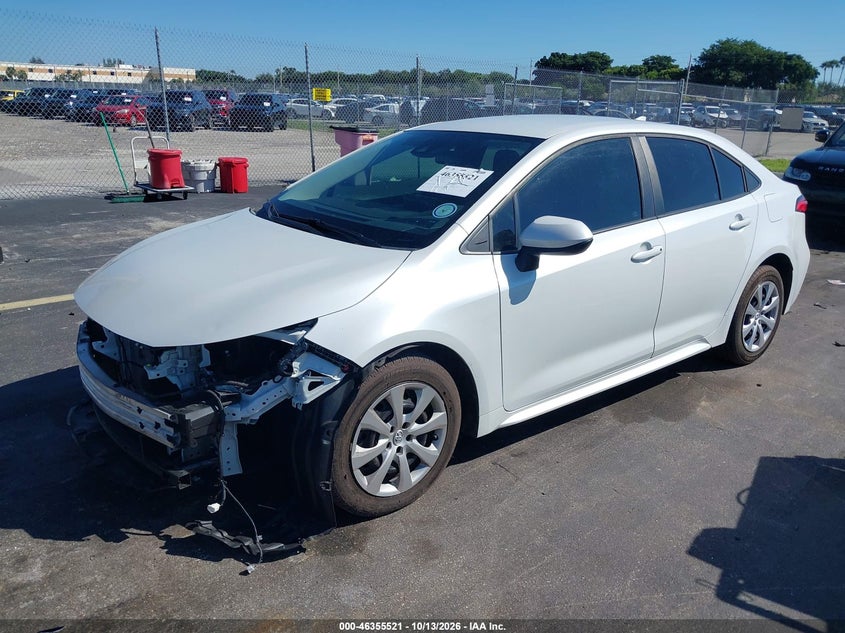 Vin: 5yfepmaexnp297987, lot: 46855787, toyota corolla le 20222