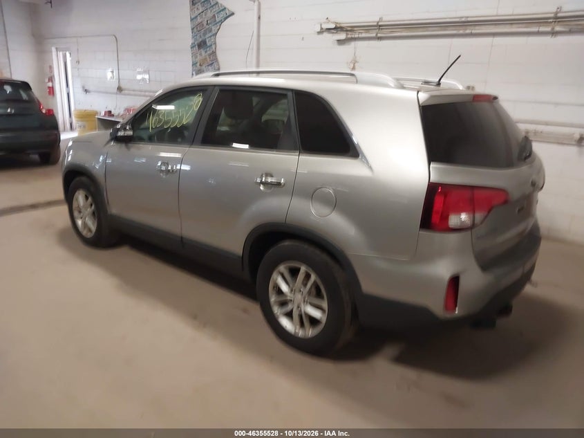 Vin: 5xyktda72eg469367, lot: 46855794, kia sorento lx v6 20143