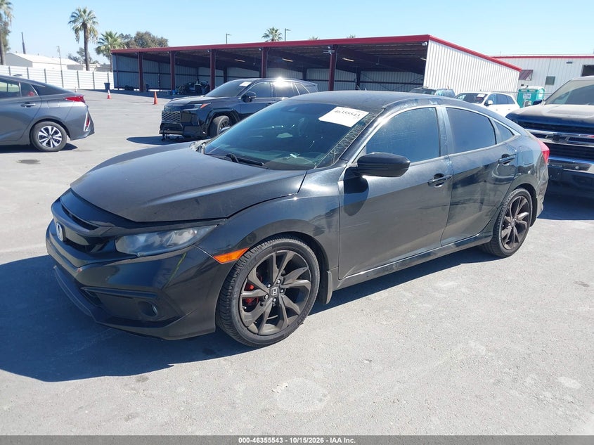 Vin: 19xfc2f82le214283, lot: 46855809, honda civic sport 20202
