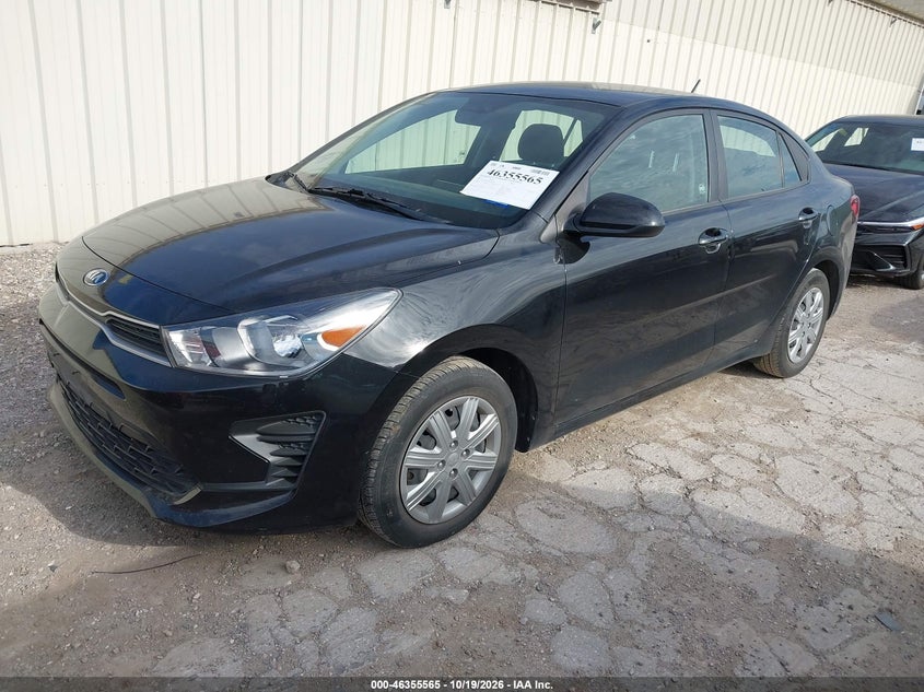 Vin: 3kpa24ad5me414010, lot: 46855831, kia rio s 20212