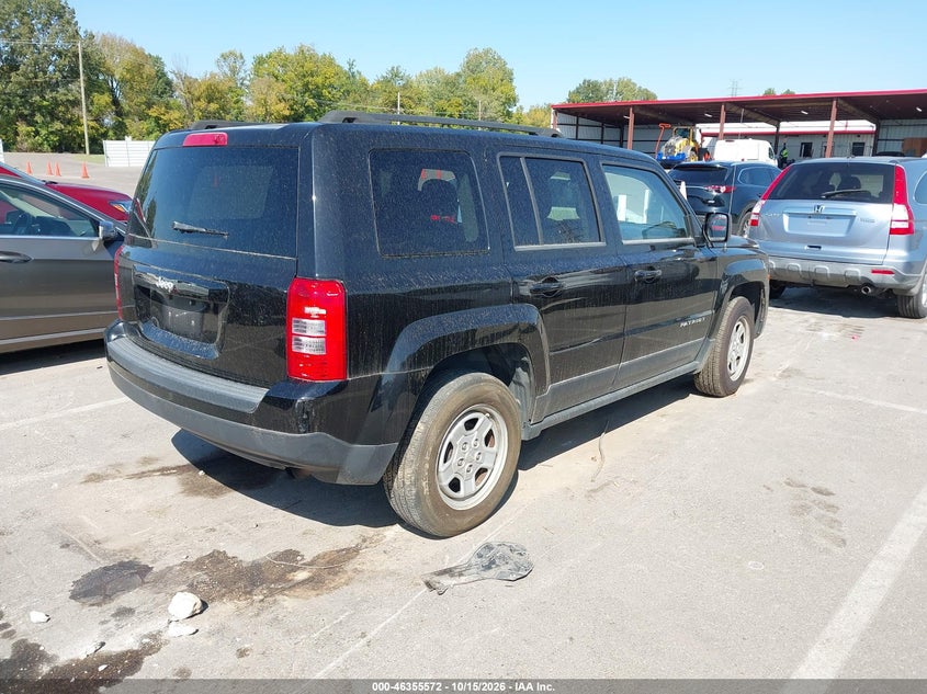 Vin: 1c4njpba5cd619949, lot: 46855838, jeep patriot sport 20124