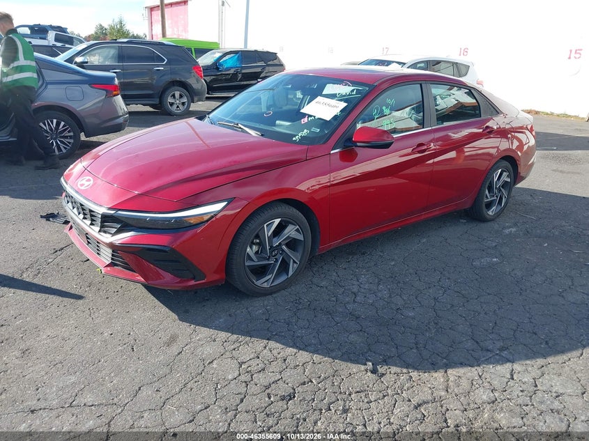 Vin: kmhlp4dg1su939057, lot: 46855875, hyundai elantra limited 20252