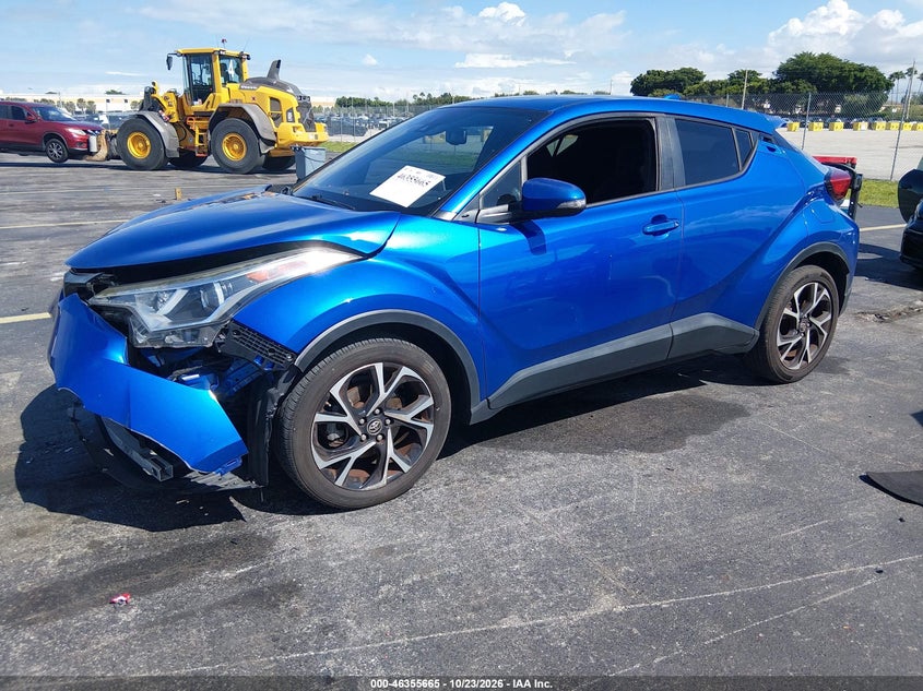 Vin: nmtkhmbx7kr075005, lot: 46855931, toyota c-hr xle 20192