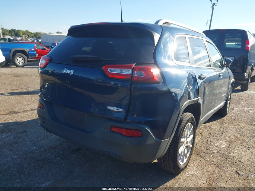 Vin: 1c4pjllb6jd553224, lot: 46855979, jeep cherokee latitude plus fwd 20184