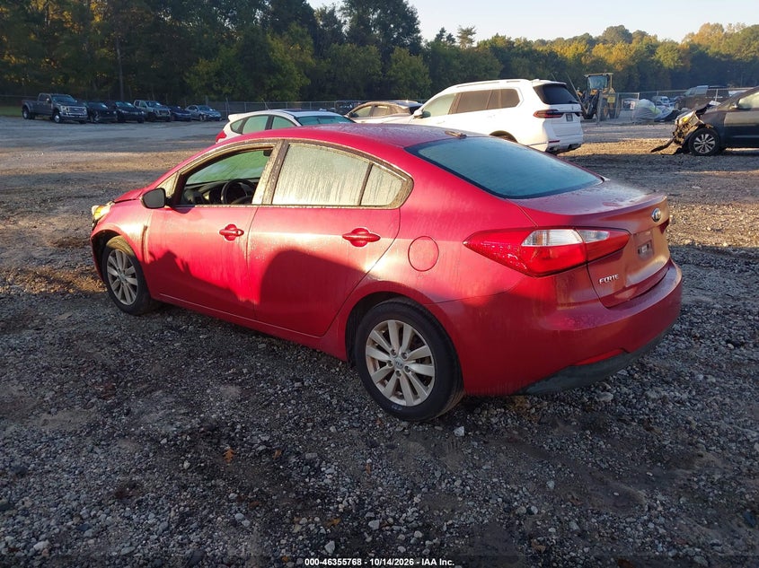 Vin: knafx4a64e5218885, lot: 46856034, kia forte lx 20143
