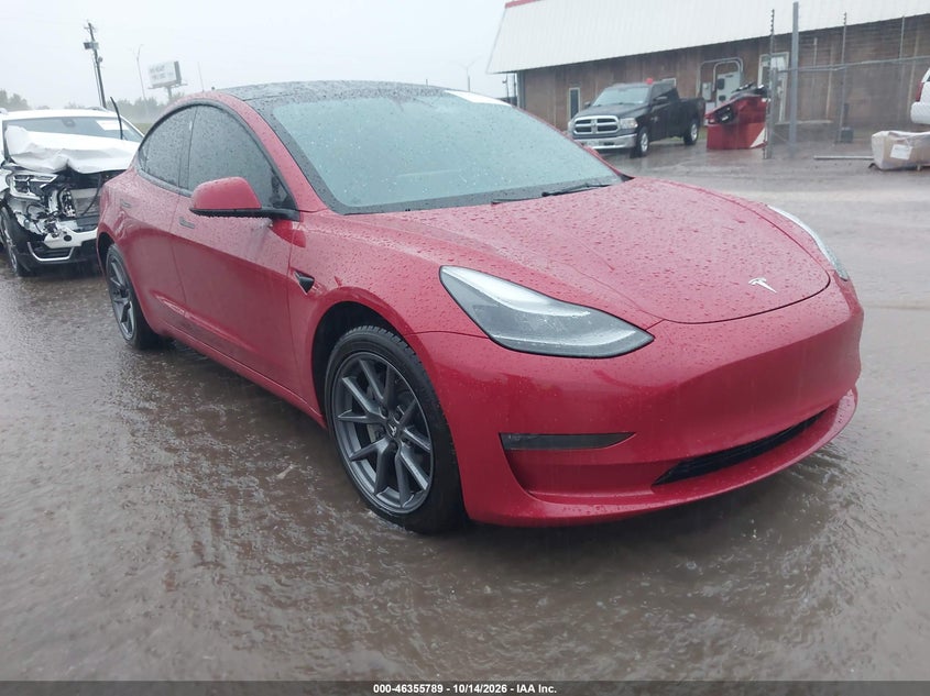Vin: 5yj3e1eb8nf211731, lot: 46856055, tesla model 3 long range dual motor all-wheel drive 20221