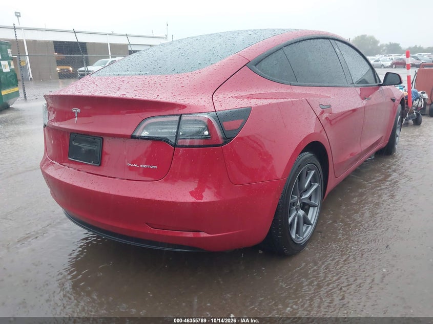 Vin: 5yj3e1eb8nf211731, lot: 46856055, tesla model 3 long range dual motor all-wheel drive 20224