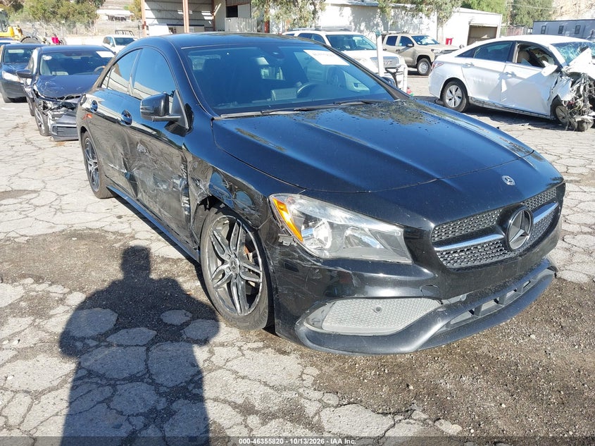 Vin: wddsj4eb7jn686667, lot: 46856086, mercedes-benz cla 250 20181