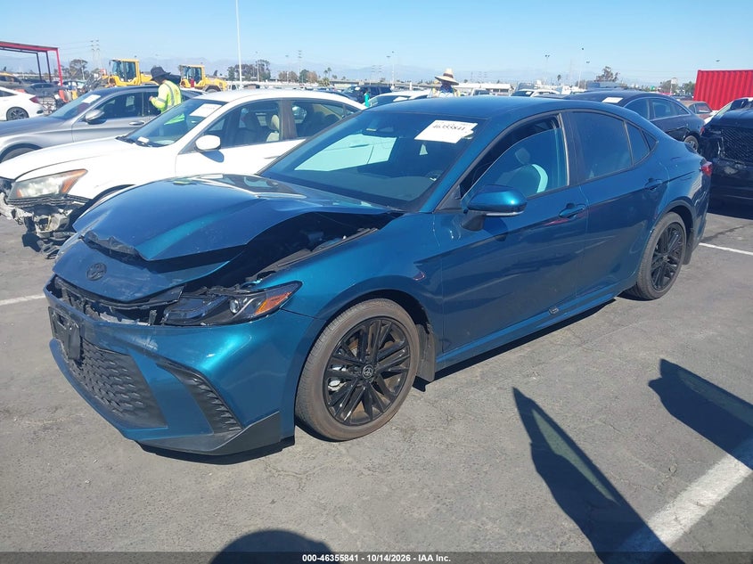 2026 Toyota Camry Se, Rear, IAAI, VIN 4T1DAACK6TU243452 — photo 2