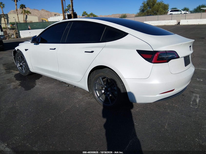Vin: 5yj3e1ea1mf978486, lot: 46856191, tesla model 3 standard range plus rear-wheel drive 20213