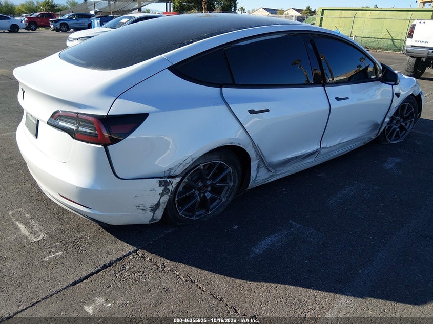 Vin: 5yj3e1ea1mf978486, lot: 46856191, tesla model 3 standard range plus rear-wheel drive 20214