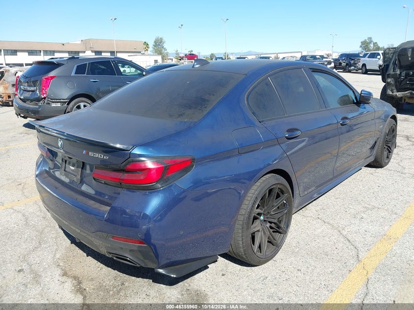 Vin: wba13ag00ncj16289, lot: 46856226, bmw 530e 20224