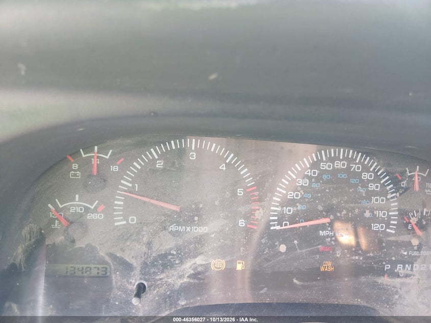 DODGE RAM 1500 1998 VIN 1B7HC13Z8WJ201996