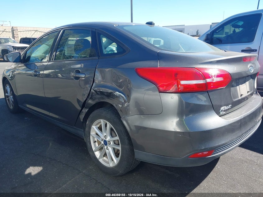 Vin: 1fadp3f23fl301544, lot: 46856421, ford focus se 20153