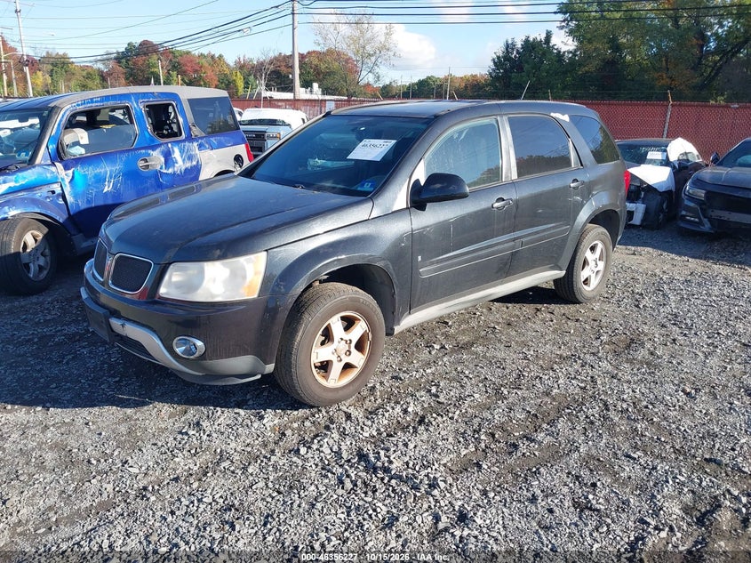 PONTIAC TORRENT 2008 VIN 2CKDL33F886339613