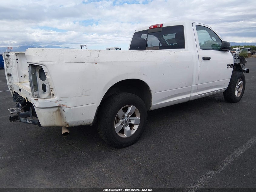 Vin: 3c6jr6dt3fg621746, lot: 46856508, ram 1500 tradesman 20154