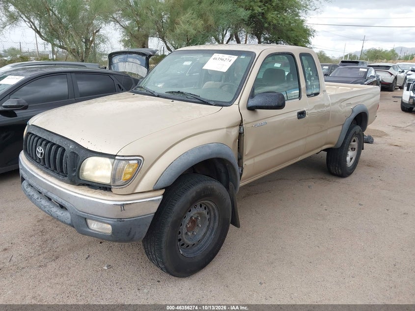 2004 Toyota Tacoma Prerunner, Левый бок, IAAI, VIN 5TESM92N74Z397190 — фото 2