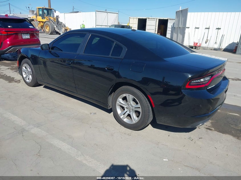 Vin: 2c3cdxbg9nh197536, lot: 46856573, dodge charger sxt rwd 20223