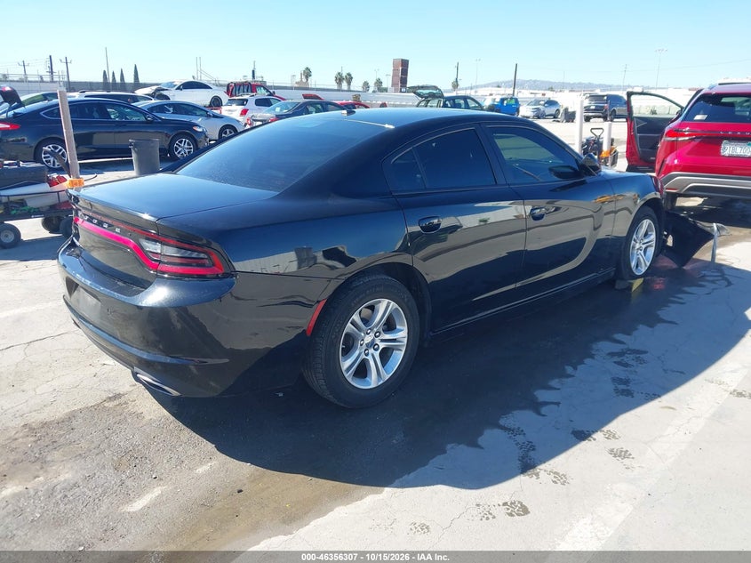 Vin: 2c3cdxbg9nh197536, lot: 46856573, dodge charger sxt rwd 20224