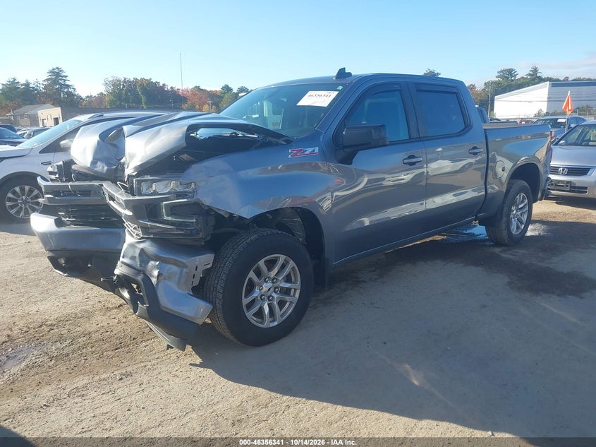 Vin: 1gcuyeed5mz397001, lot: 46856607, chevrolet silverado 1500 4wd  short bed rst 20212