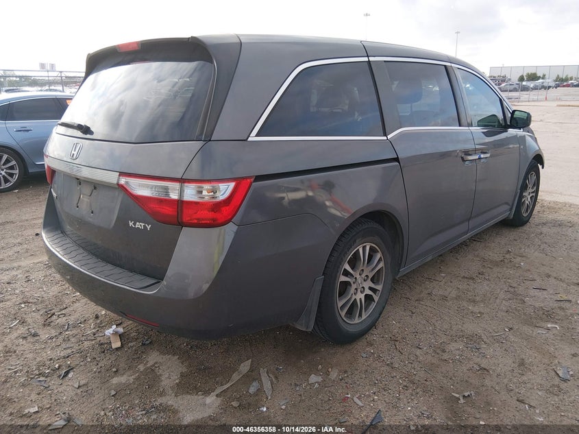 Vin: 5fnrl5h41db076532, lot: 46856624, honda odyssey ex 20134