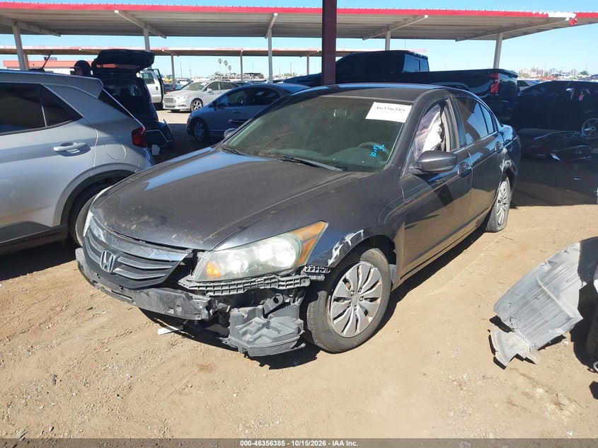 Vin: 1hgcp2f34ba004637, lot: 46856651, honda accord 2.4 lx 20112
