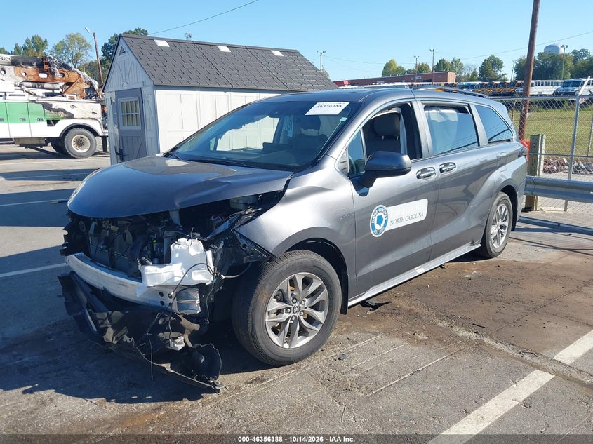 Vin: 5tdyrkec6ss251340, lot: 46856654, toyota sienna xle 20252