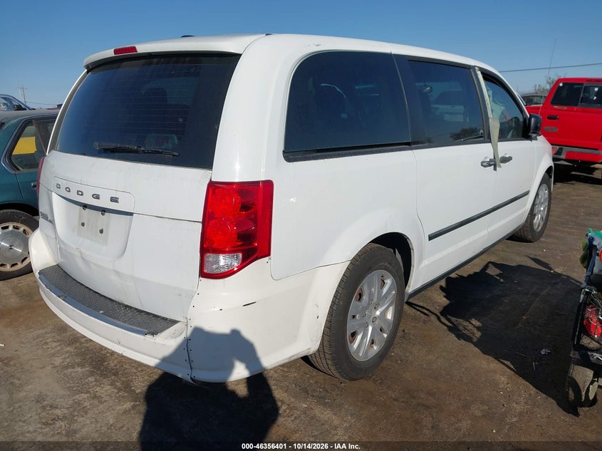 Vin: 2c4rdgbg5er316361, lot: 46856667, dodge grand caravan american value pkg 20144