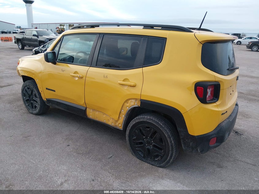 Vin: zaccjbab1jpj14586, lot: 46856688, jeep renegade upland edition 4x4 20183