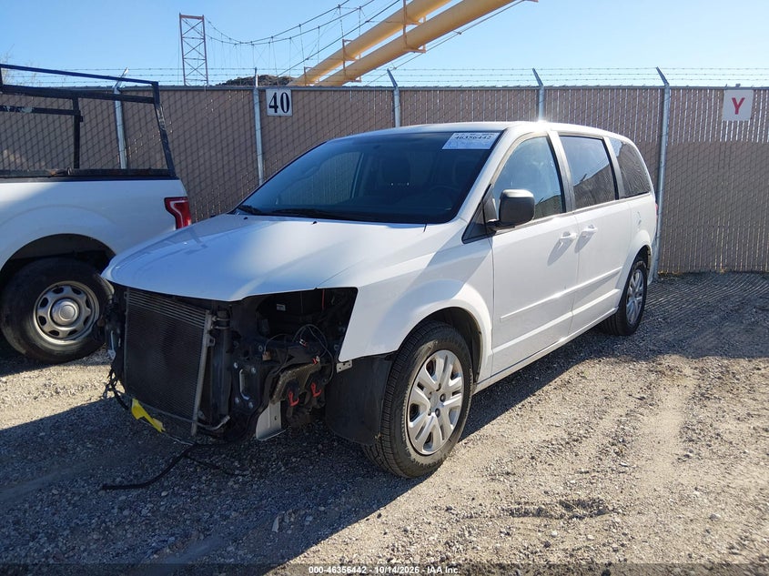 Vin: 2c4rdgbg1gr202165, lot: 46856720, dodge grand caravan se 20162