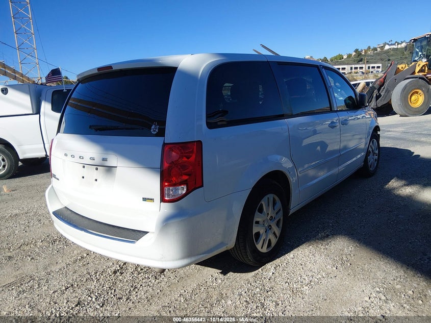 Vin: 2c4rdgbg1gr202165, lot: 46856720, dodge grand caravan se 20164