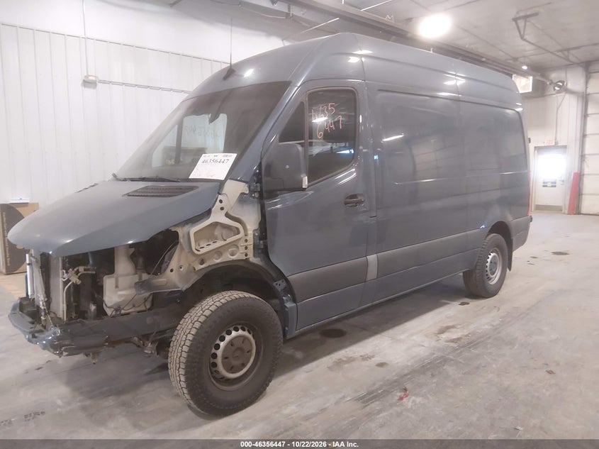 Vin: wd4pf0cd3kp100685, lot: 46856726, mercedes-benz sprinter 2500 high roof v6 20192
