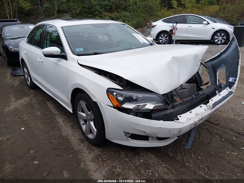 Vin: 1vwbp7a34dc140947, lot: 46856747, volkswagen passat 2.5l se 20131
