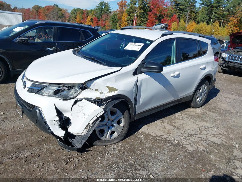 2015 Toyota Rav4 Le, Левый перёд, IAAI, VIN 2T3BFREV7FW321117 — фото 2