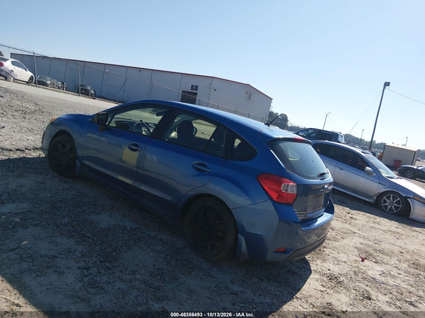 Vin: jf1gpaa64e8256269, lot: 46856772, subaru impreza 2.0i 20143