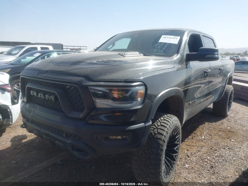Vin: 1c6srflt1mn579698, lot: 46856773, ram 1500 rebel  4x4 5'7 box 20212