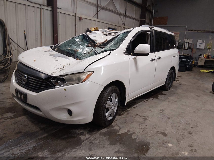 Vin: jn8ae2kp7e9108165, lot: 46856792, nissan quest s 20142