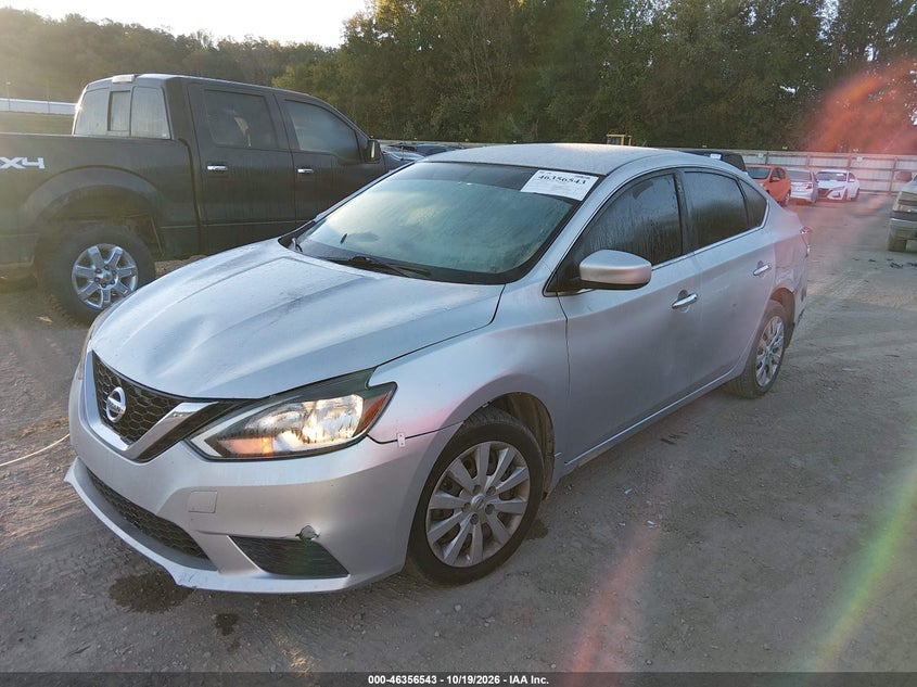 Vin: 3n1ab7apxhy225582, lot: 46856822, nissan sentra sv 20172