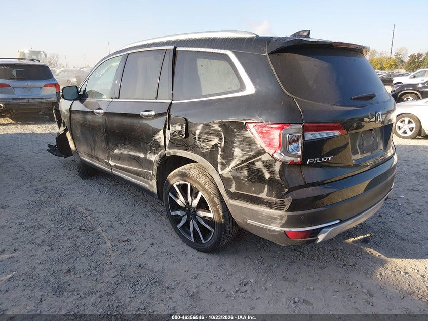Vin: 5fnyf6h92lb000742, lot: 46856825, honda pilot awd touring 8 passenger 20203