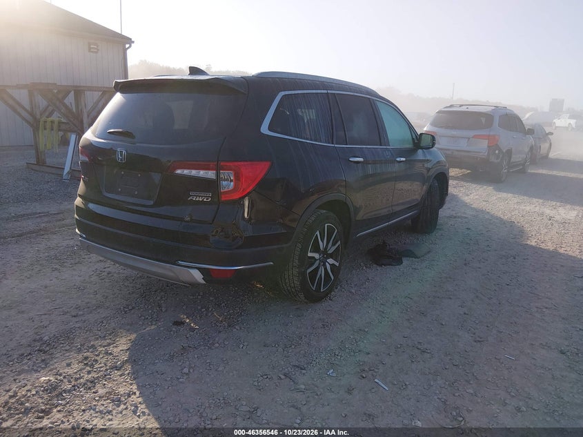 Vin: 5fnyf6h92lb000742, lot: 46856825, honda pilot awd touring 8 passenger 20204