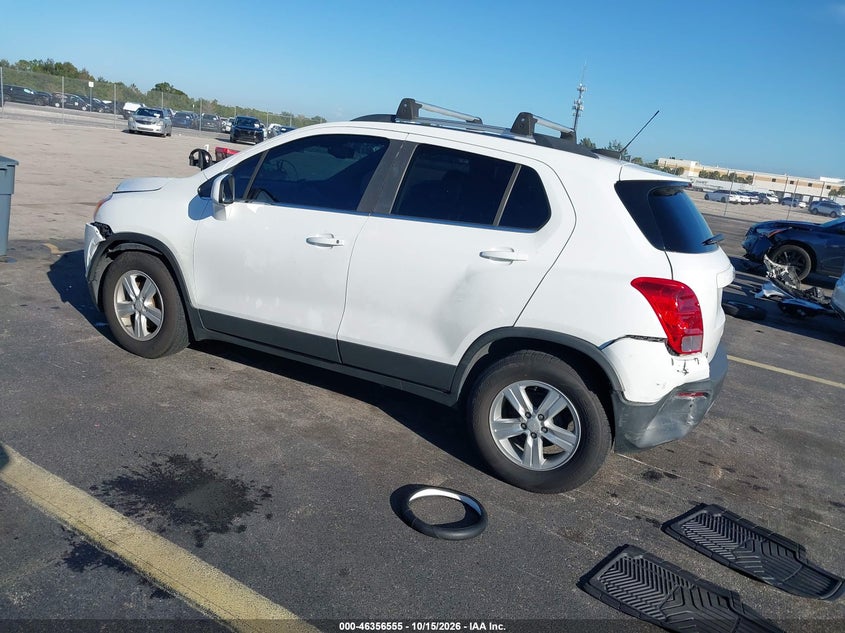 Vin: 3gncjlsb7gl263617, lot: 46856834, chevrolet trax lt 20163