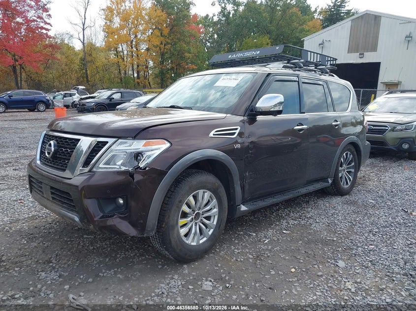 2020 Nissan Armada Sl 4Wd, Front End, IAAI, VIN JN8AY2NCXL9619334 — photo 2