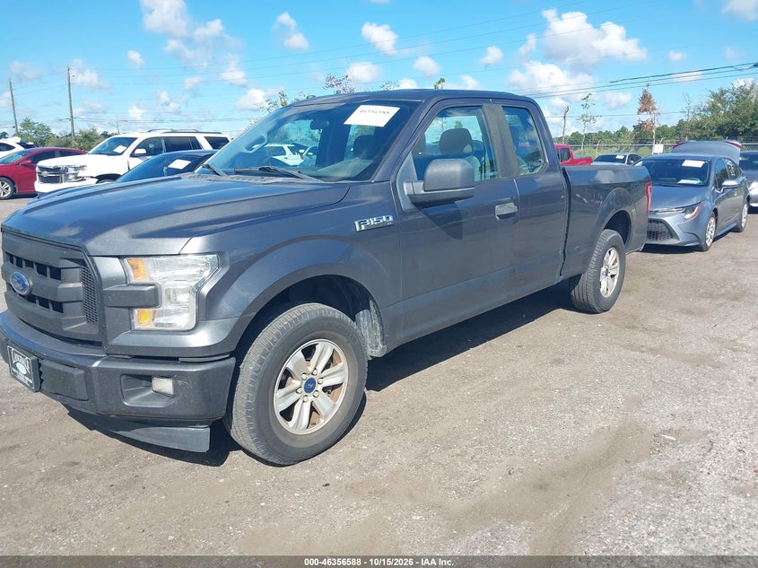 Vin: 1ftex1c88hfc43234, lot: 46856867, ford f-150 xl 20172