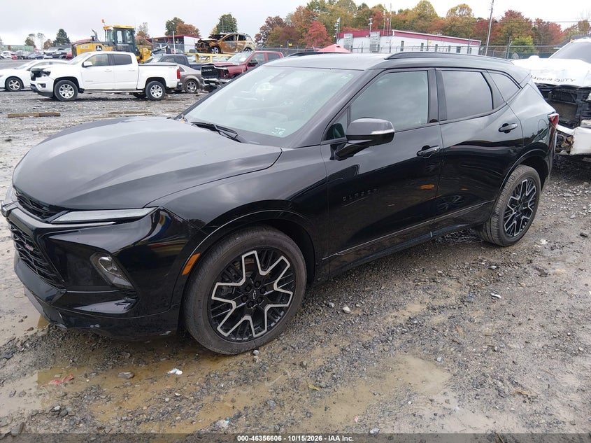 Vin: 3gnkbkrs7rs227427, lot: 46856885, chevrolet blazer awd rs 20242