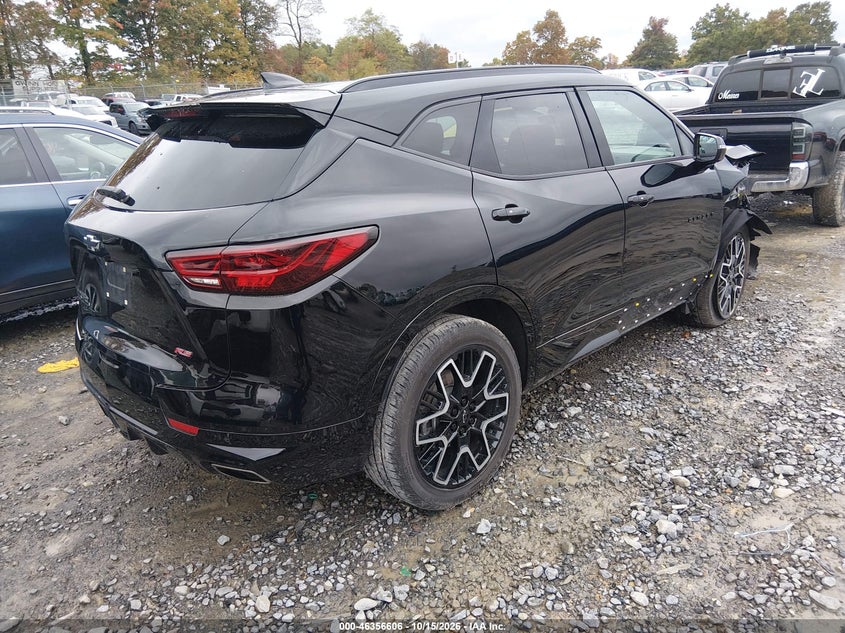 Vin: 3gnkbkrs7rs227427, lot: 46856885, chevrolet blazer awd rs 20244