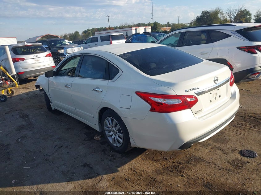 Vin: 1n4al3ap4gc135053, lot: 46856903, nissan altima 2.5 s 20163