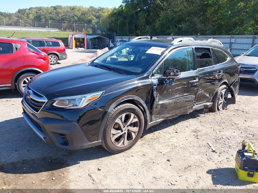Vin: 4s4btapc5m3113416, lot: 46856907, subaru outback touring 20212