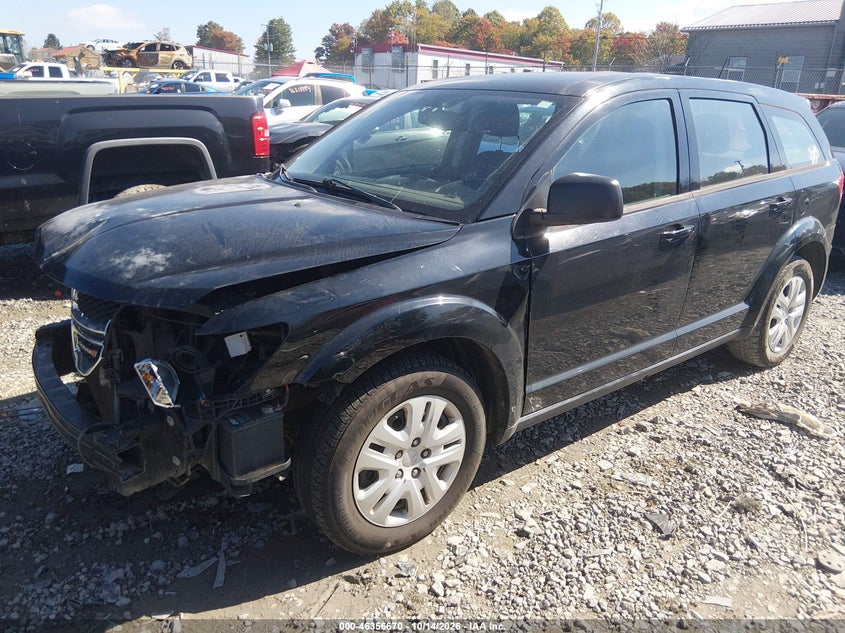 2014 Dodge Journey American Value Pkg, Front End, IAAI, VIN 3C4PDCAB2ET277070 — photo 2