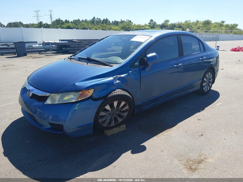 Vin: 19xfa1f89ae081728, lot: 46856975, honda civic ex 20102
